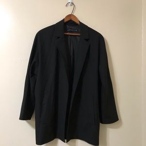 Zara Black Open Front Blazer